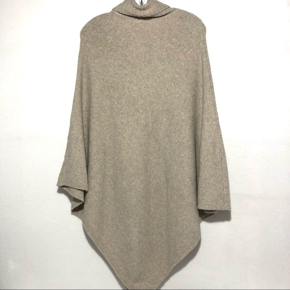 J Jill Boucle Turtleneck Sweater Poncho - Picture 5 of 9